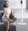 Voice-Controlled Rechargeable Air Circulator: Dual-Use Oscillating Desk & Floor Fan with Timer.