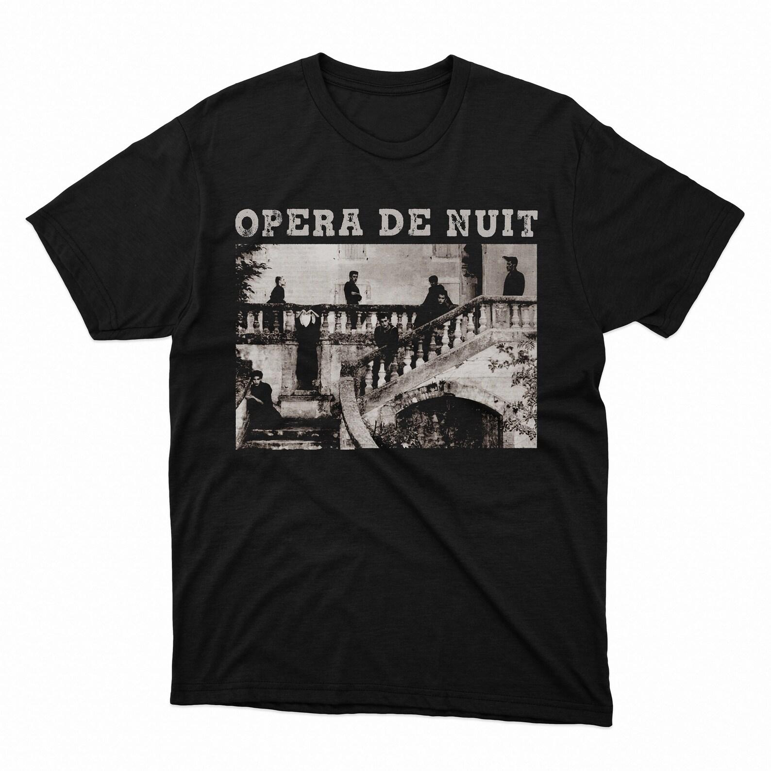 Opera De NuiT shirt 80s Coldwave Tee Retro Post Punk 2XL