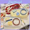 Korean Style Food Design Pencil Organizer With Durable Canvas Material For Teens