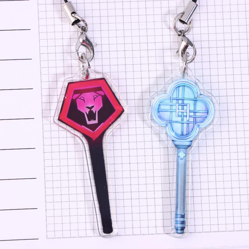 Kpop Demo Hunters Phone Lanyard Korean Huntr/X Cosplay Phone Chain Cartoon Acrylic Cellphone Charms Collection Gifts