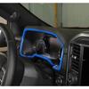 Blue Dashboard Meter Panel Frame Cover Trim for Ford F150 - Accessories