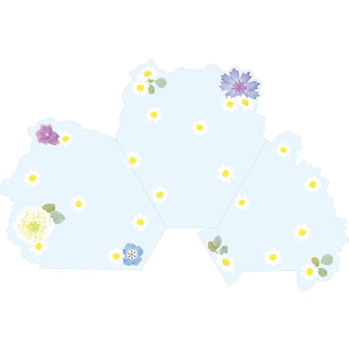 Sanrio Jade Shikishi Blue Bouquet (Small) YG16-1 P91016 Standard