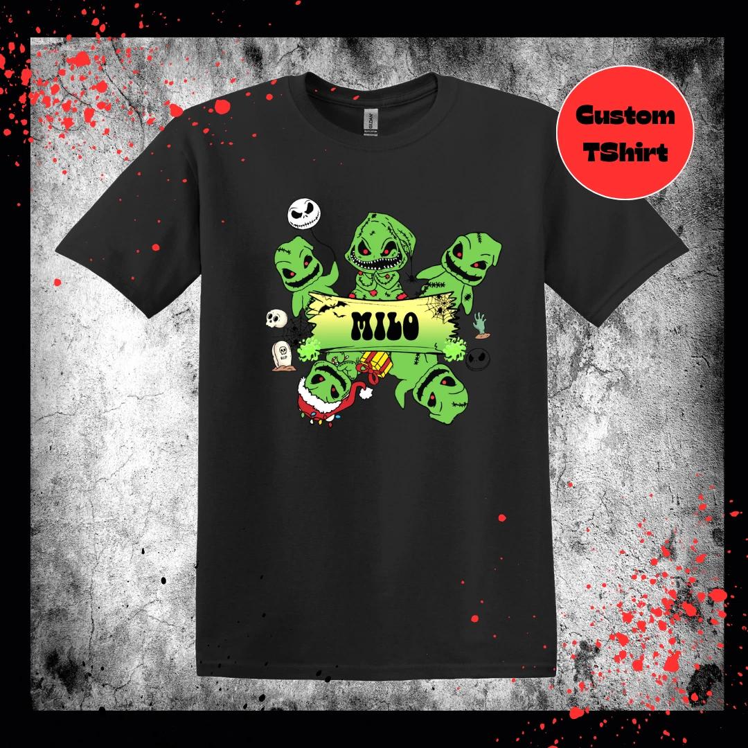Men s and Women s T-shirts Personalized Name Custom Grinch XXXXL