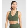 Adapt Animal Seamless Sports Bra Willow Green Core Olive B6a4q Eb2r