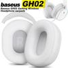 Earpads for Baseus GH02 White Earphone Pads Gaming Wireless Replacement Headphones Earmuffs Mesh Cloth Memory Covers Sponge