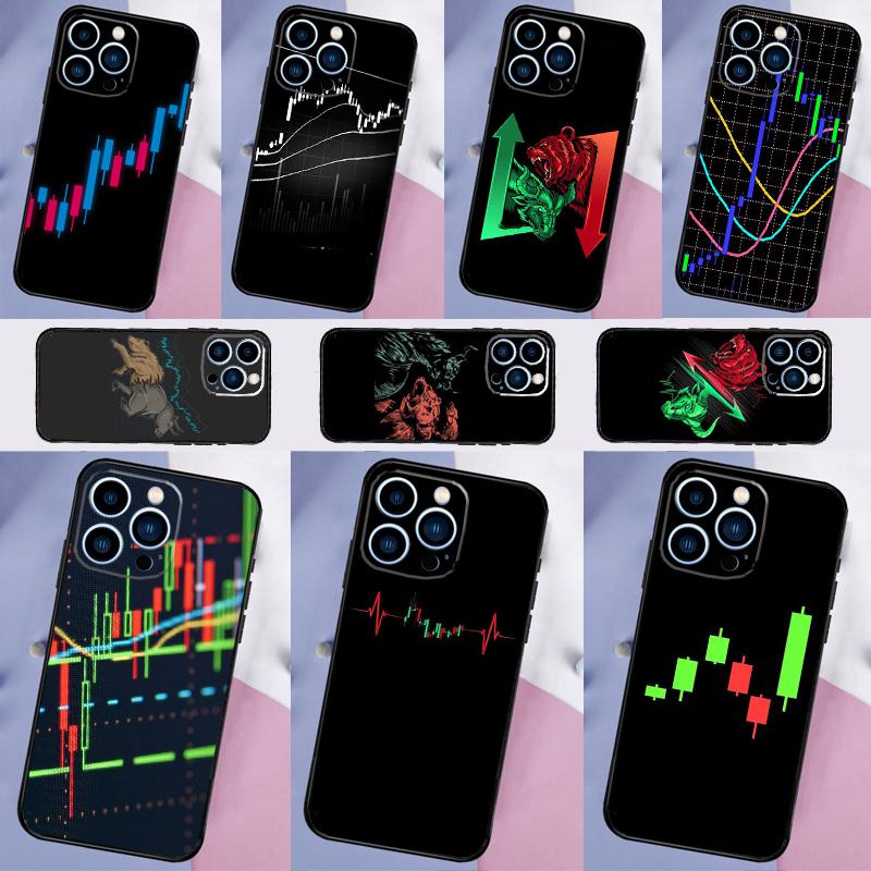 Trade Investment Forex Stock market Phone Case For ZTE Nubia Red Magic 10 Air 6 7 6S 7S 8S 9S 10S Pro 8 9 10 11 Pro Plus Cover