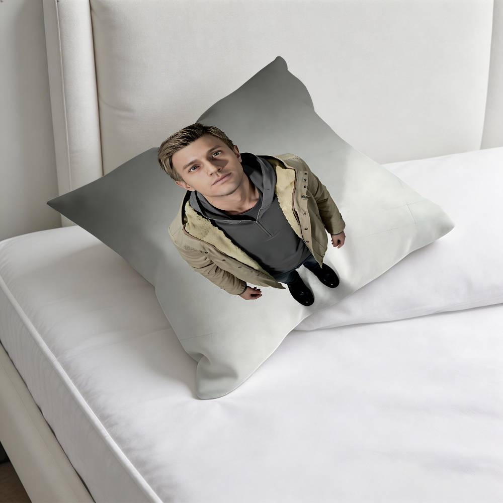 Horror EEthan WWinters Decorative Square Pillow Cover Soft Comfortable Pillow Case Sofa Bed Home Decoration