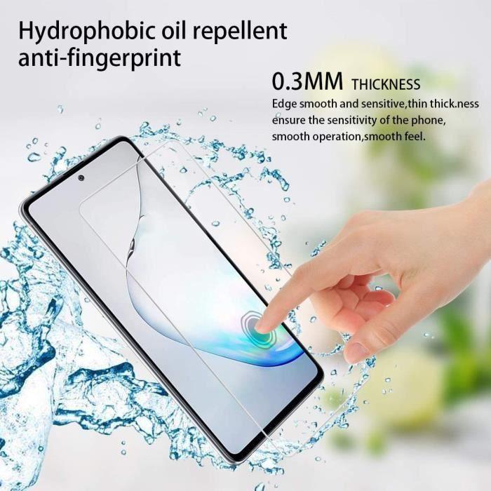 Film de protection - LittleMonkey - Samsung Galaxy Note 10 Lite - Verre trempé 9H - Transparent - 3 pièces