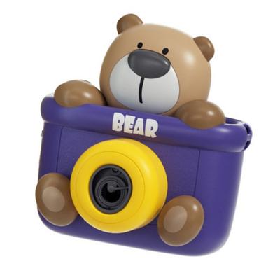 Animal Camera Bubble Gun Automatic Soap Bubbles, Bear, 1 Piece Korean Popular Toys