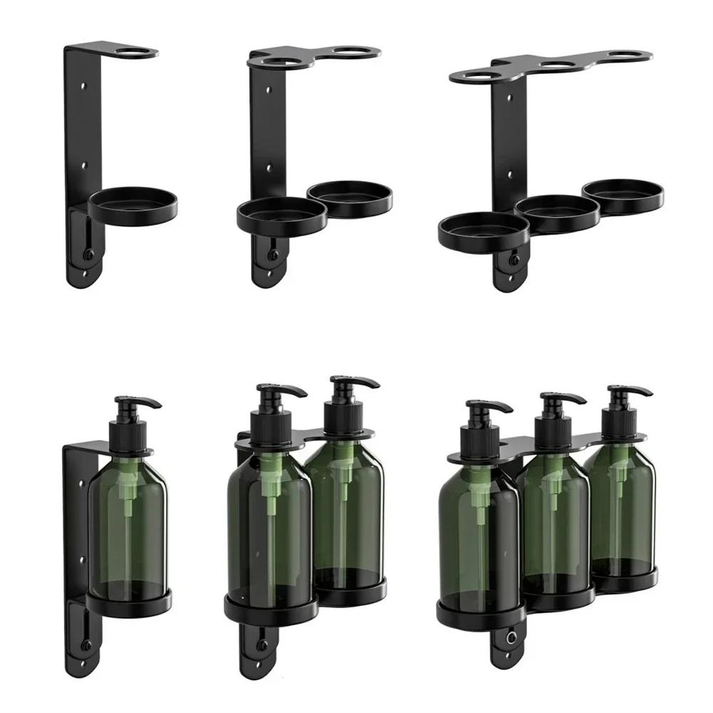 Stainless Steel Bathroom Wall Mounted Soap Dispenser Holder Perfect for Organizing Shower Products Efficiently