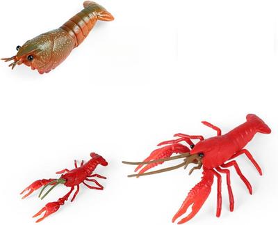 Nekogamiyama Flusskrebs Wachstumsstadium 4-teiliges Figurenset, See- und Flusskreaturen, Miniatur-Ornament, Innendekoration, Sammlermodell, Modellbausatz 2454