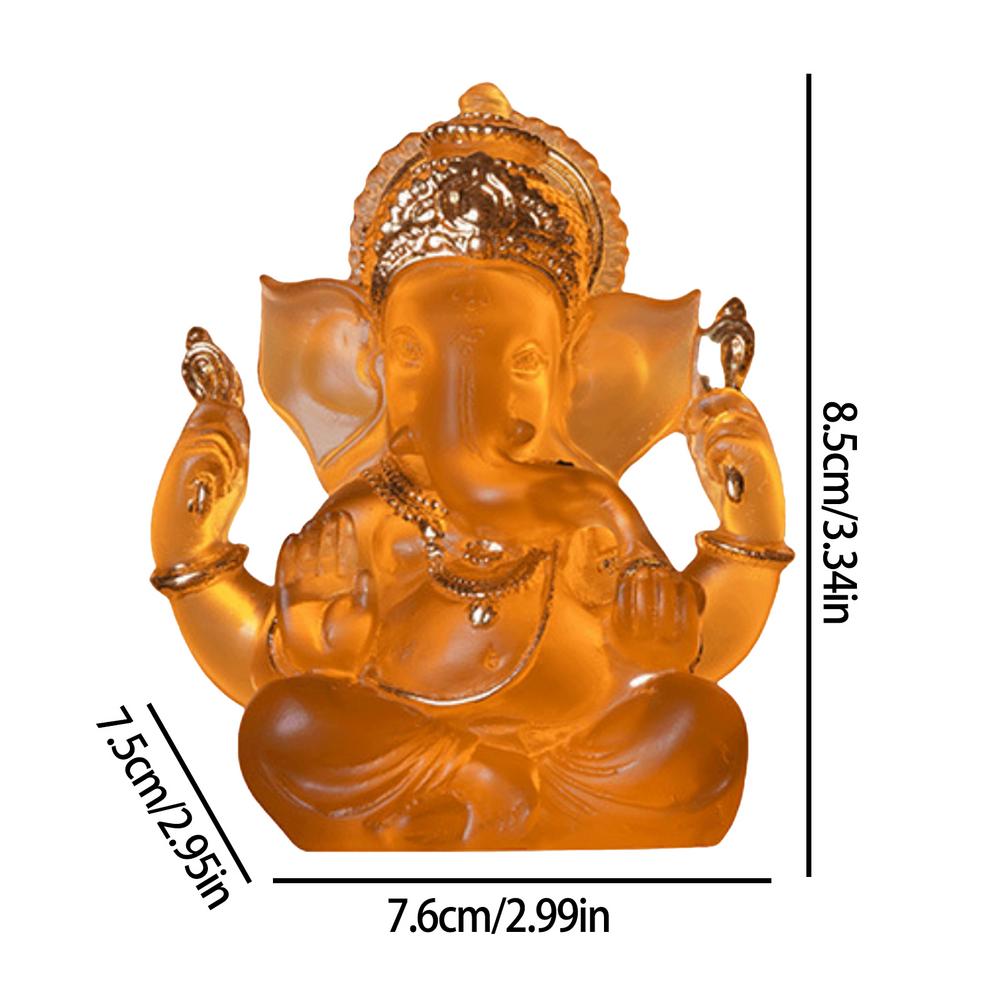 

Статуэтки Ганеши Маленькая Креативная Фигурка Орнамент Бог Слон Скульптуры Маленькие Фигурки Фэншуй Статуэтки Для Домашнего Декора