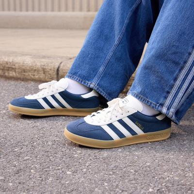 Gazelle Indoor Nacht Indigo Weiß Gummi