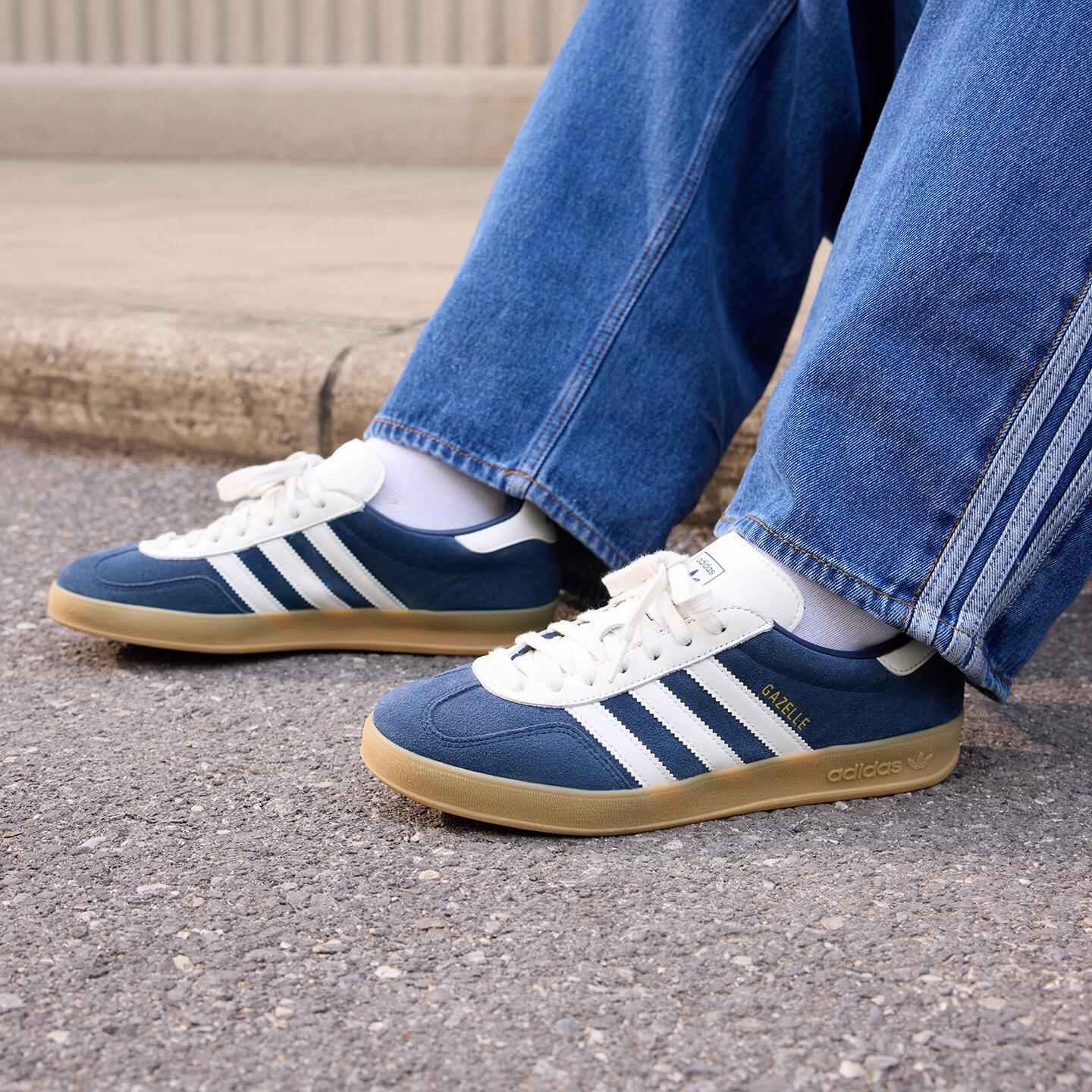 

adidas Gazelle Indoor Темно-синий Белый Каучук 35.5