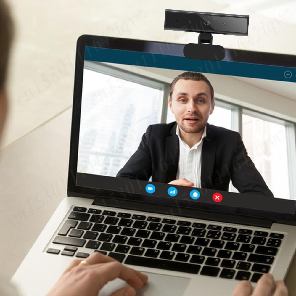 Identification Login Web Camera for Windows 10/11 HD 1080P Detachable USB Computer Facial Recognition Webcam Built-In Microphone