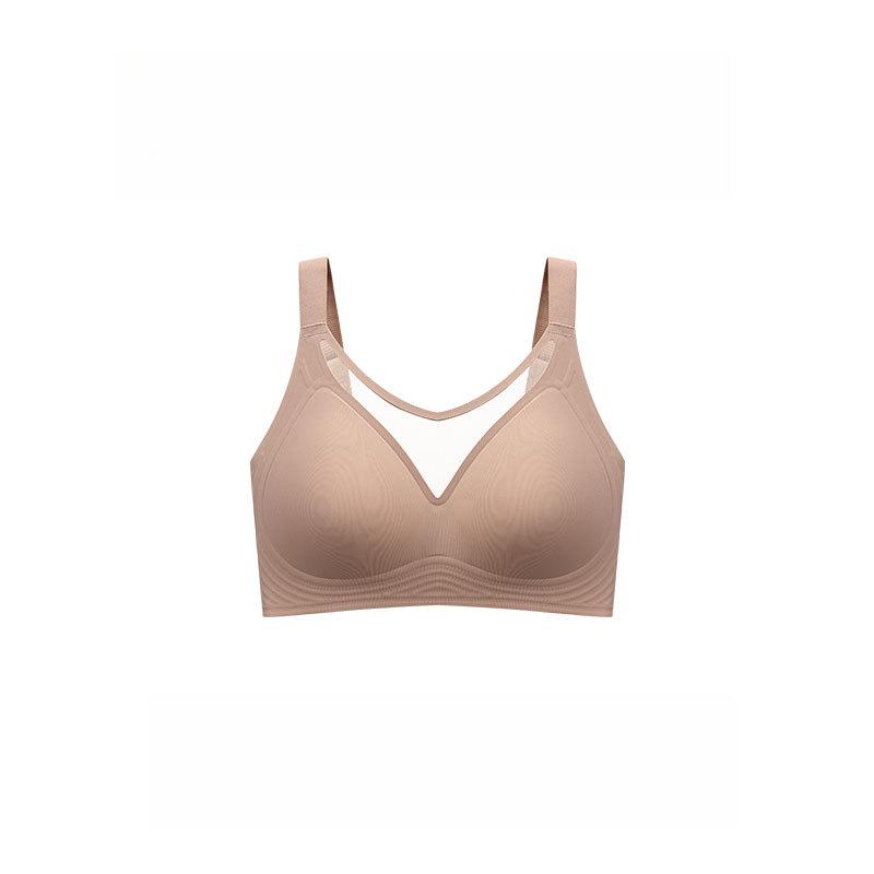 Breathable Seamless Bra for Women Soft Support Adjustable Breasts Comfortable Bra Plus Size Bra