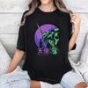 Maglietta Anime-Neon-Genesis-Evangelion 100% Cotone Manica Corta Maglietta Grafica Cartoon Tee Harajuku Abbigliamento Uomo Donna