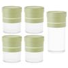 Crystal Glass Versatile Storage Jar 5-Piece Set