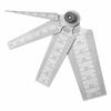 Wal Front 1 Set Taper Gauge, Welding Taper Feeler Gauge Ruler, Hole Inspection Tool, Stainless Steel, Measuring Ranges 1-7mm/8-14mm, 15-21mm, 22-29mm