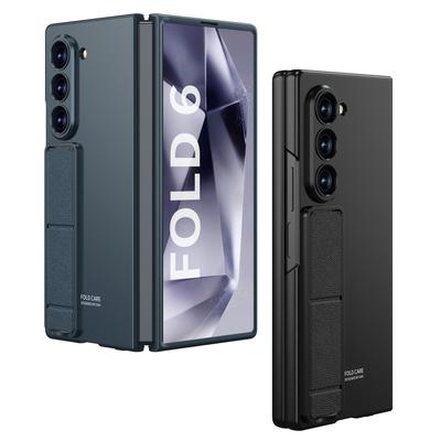 Samsung Zfold6 Ultra Thin Folding Bracket Mobile Phone Case Frosted Shell Film Integrated Fold6 Protective Case