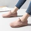New Women's Cover Foot Flat Sole Four Seasons Rain Shoes Soft Bottom Non Slip Low Top Waterproof Work Shoes  Water Shoes