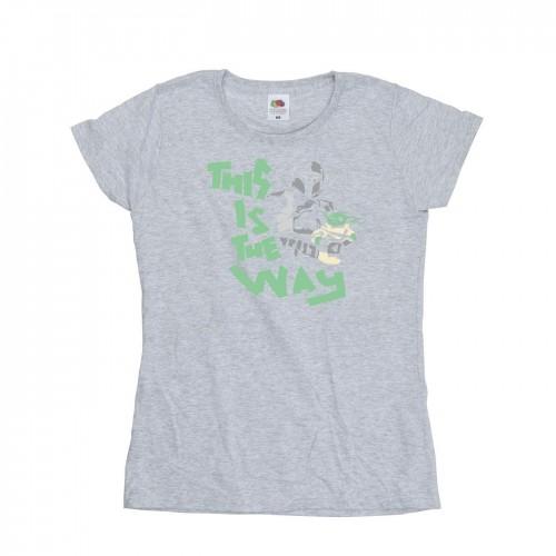 Star Wars Womens/Ladies The Mandalorian This Is The Way Duo Cotton T-Shirt