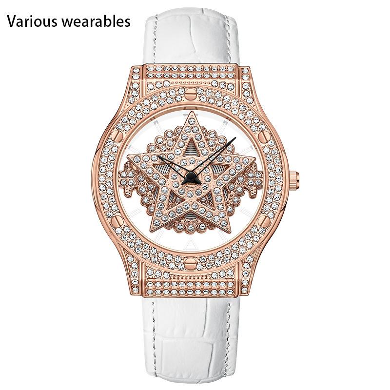 Pentagram Quartz Watch Waterproof Men's and Women's Quartz Watch Watch Men's Watch