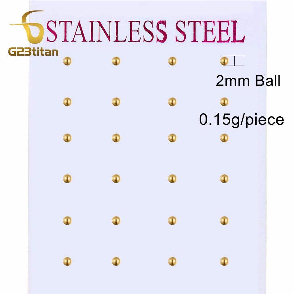 12 Pairs Stud Earrings Set for Women Geometric Triangle Star Round Cross Heart Earing Piercing Stainless Steel Zircon Resale