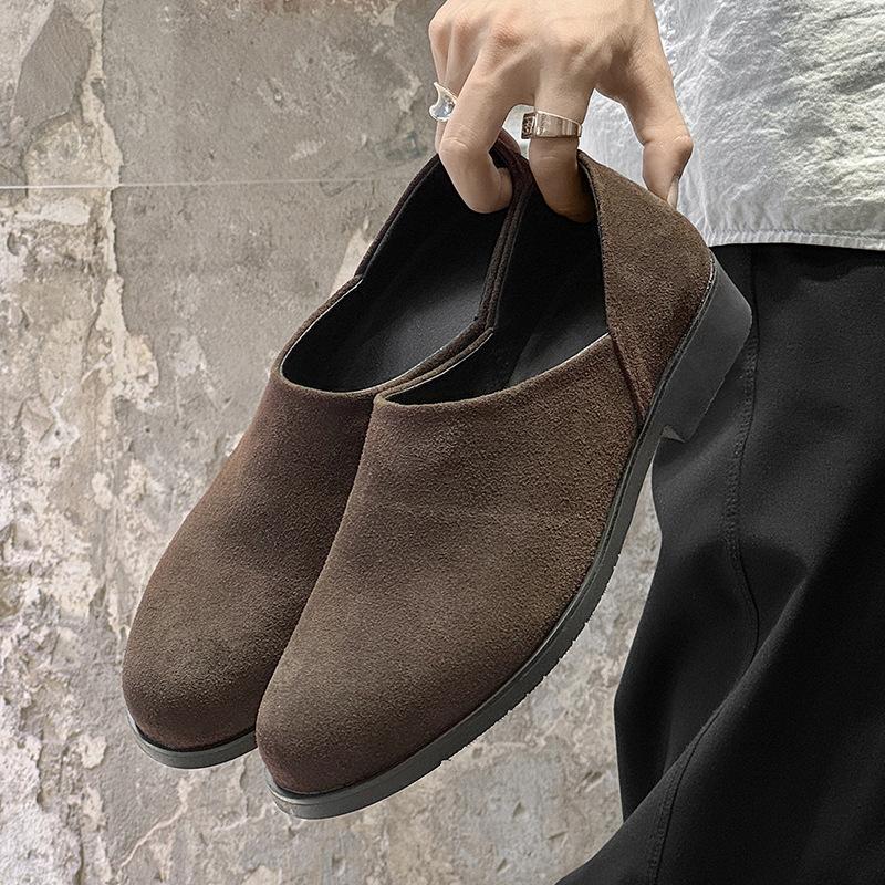 Fashion Mens Slip-On Loafers Breathable Lightweight Business Casual Shoes Low Top Comfortable Moccasin Driving Shoes Work Office Walking