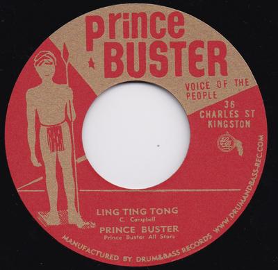 7inch Record PRINCE BUSTER'S ALL STARS, PRINCE B - Baby Face Nelson / Ling Ting Tong NONE Prince Buster V 2014 Japan Reggae, Ska & Dub Used