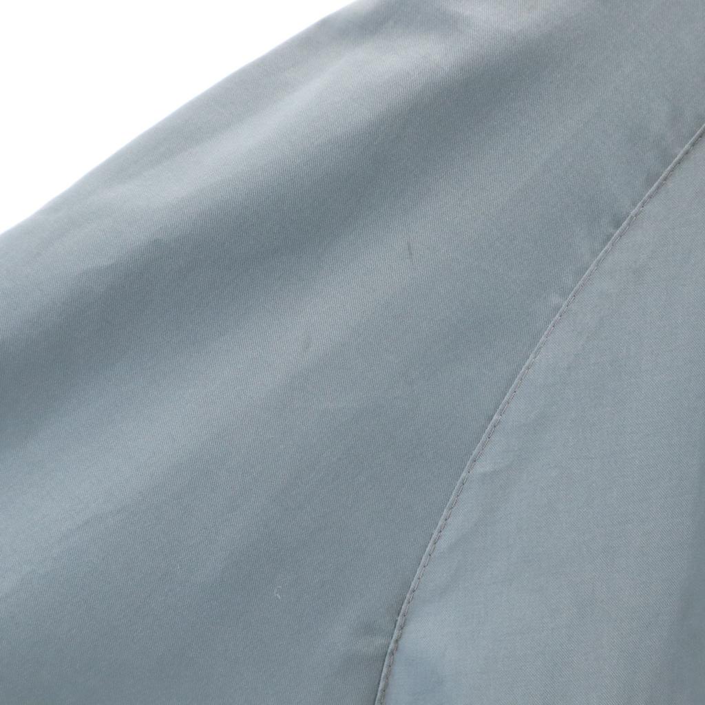 Lanvin 90s Made In Italy Old Stainless Collar Coat 46 Blue Gray Men's Used
