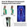 Mugwort Knee Wrap for Self-Heating and Acupressure Support, Thermal Joint Support Knee Sleeve for Arthritis Pain Relief & Warmth Therapy\u200b.