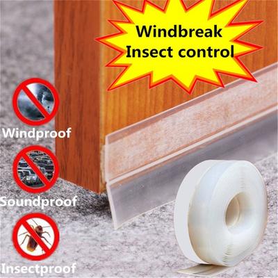 Wind Proof Transparent Tape Wall Sticker Moldproof Silicone Sealing Strip