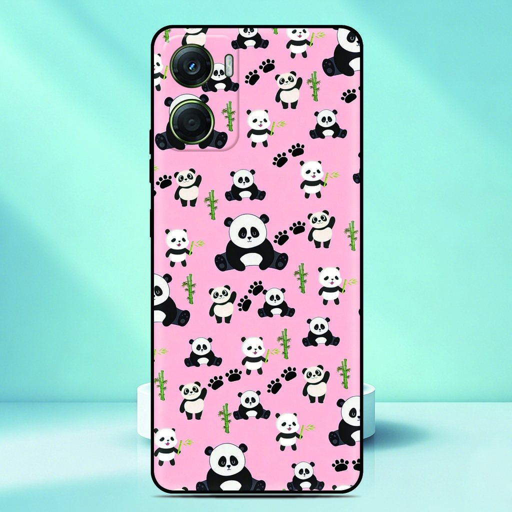 Panda Cute Phone Case For Xiaomi Poco C81 A7 Pro C85 C85x 5G M7 Redmi 15C A5 4G 13C 12C Note 15 11 12 Custom Photo Cover