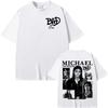 Michael Jackson "Collage Photo Era BAD" T-shirt Vintage Surdimensionné Hommes et Femmes T-shirt Mode Confortable
