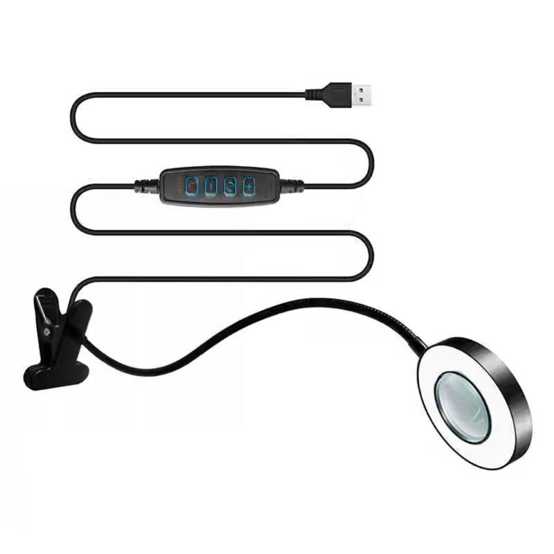 Desk Light 3 Light Type 10 Dimmer Leveling 360 Adjustable Arm for Craft