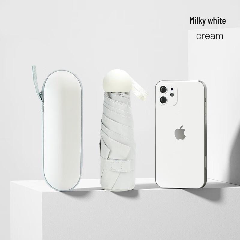 Compact 5-Fold UV Protection Sun/Rain Umbrella