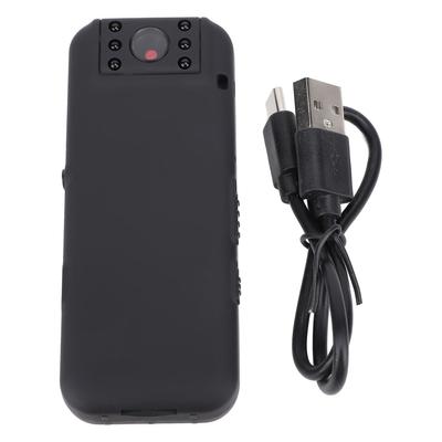 Body Video Camera 1920P Portable 180° Rotating Lens Loop Record Back Clip Body Camcorder for Travel