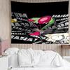 Invader-Zim Print Tapestry, Backdrop, Easy Setup, Ideal for Bedroom, Office & Living Room, with Aesthetic Wall Hanging Decor.