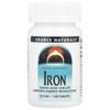 Source Naturals, Iron, 25 Mg, 100 Tablets