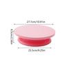 11-Inch Non-Slip Colored Plastic Cake Turntable for DIY Baking and Decorating