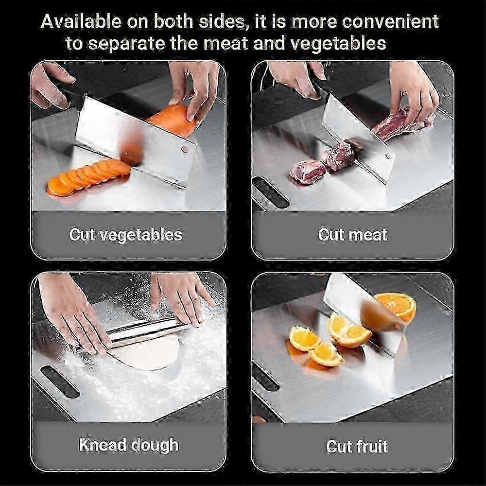 3 Tablas de Cortar de Titanio - Tablas de Cortar 100% Titanio Puro para Cocina - Higiene y Durabilidad de Vanguardia, Tablas de Cortar de Titanio para Cocina del Hogar