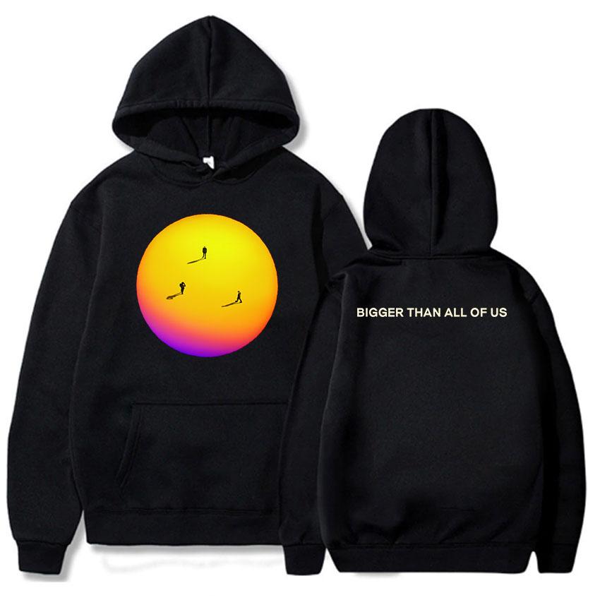

Above & Beyond Bigger Than All of Us Hoodie Long Sleeve Casual Sweatshirts Hooded Pullovers for Men/Women Graphic Clothing L