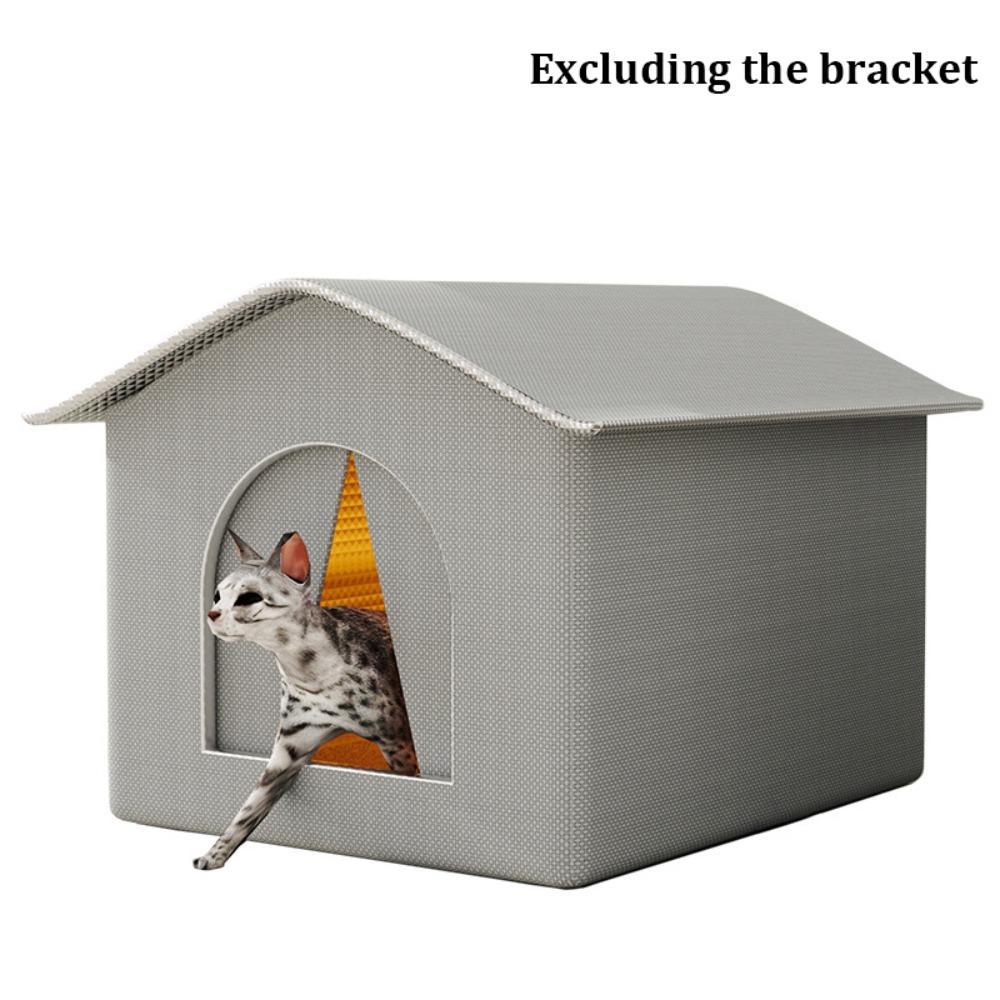 

Insulated Warm Stray Cat Nest Cold Resistant Waterproof Stray Cat Tent High Support Kitty Shelter in Winter S