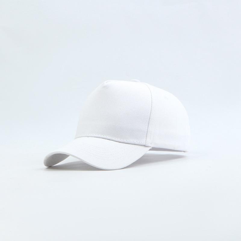 Pure Cotton Five-piece Hard-top Baseball Cap Embroidered Plus Men's and Women's Sunshade Baseball Cap