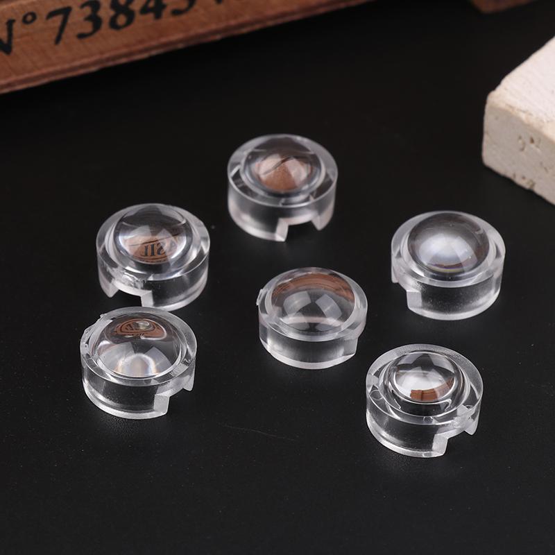 10Pcs 13Mm Led Lens 1W 3W 5W High Power Lights Lense 15 30 45 60 90 100 Degree Pmma Smooth Face For Infrared Monitor Cctv
