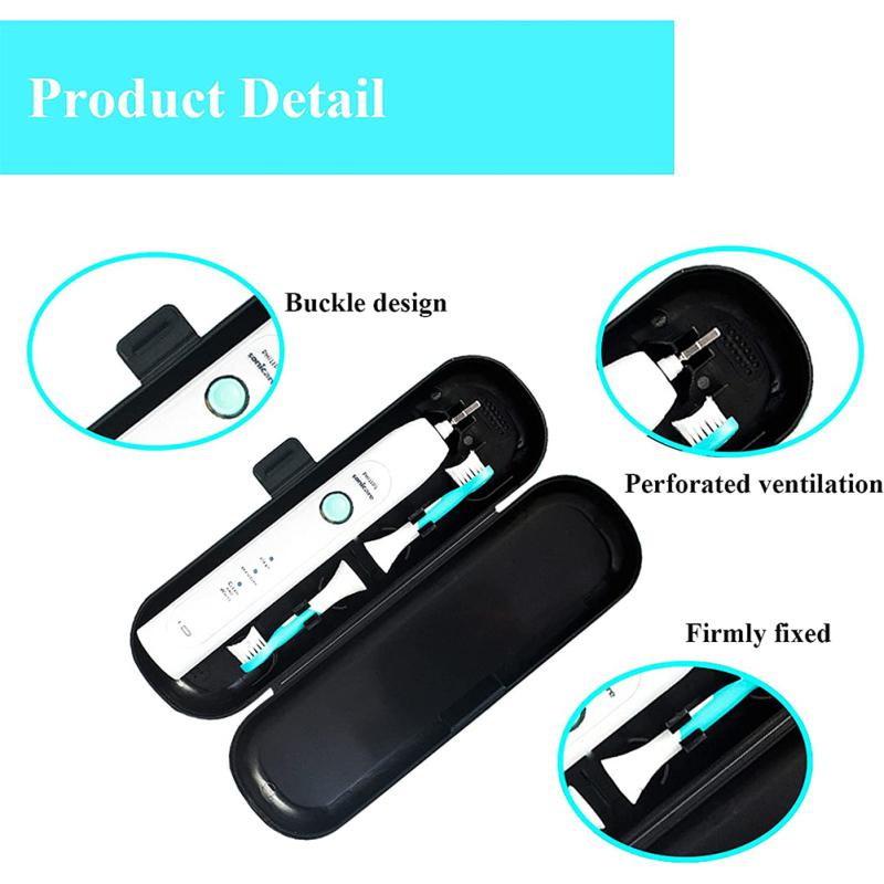 Cutie de depozitare pentru periuță de dinți electrică portabilă Husă de călătorie compatibilă cu periuța de dinți electrică Braun Oral B