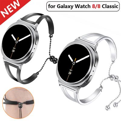 Damen Edelstahlarmband für Samsung Galaxy Watch 8 40mm 44mm Gürtel Metallarmband Correa Galaxy Watch 8 Classic Zubehör