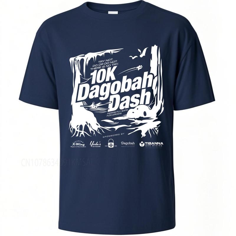 

Daily Wear summer For men t shirt Dagobah Dash 10k Run Event Design Short Sleeve Travel Oneck Teeshirt cotton teeshirt for him 3XL