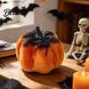 Unique Halloween Table Centerpieces Pumpkin Spider Ornaments Spooky Tabletop Decoration Decorations Glittering for Home Party Retro Fall Decor